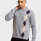 Men Tailored Fit Blue T-Shirt & Polo