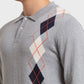 Men Tailored Fit Blue T-Shirt & Polo