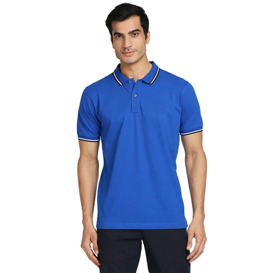 Men Tailored Fit Yellow Shirt