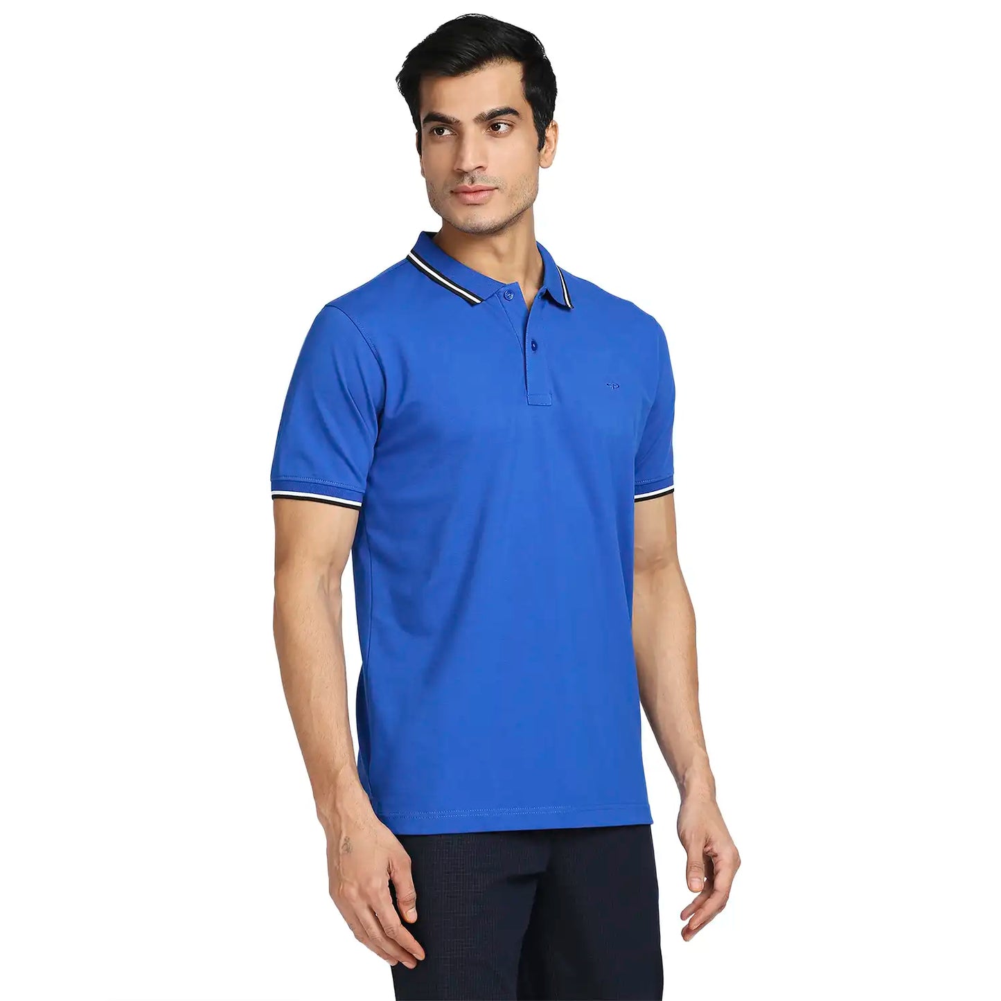 Men Tailored Fit Yellow Shirt