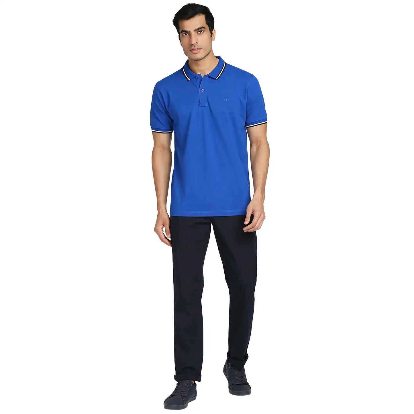 Men Tailored Fit Yellow Shirt