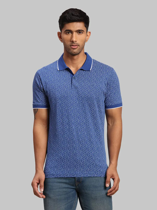 Men Tailored Fit Medium Red Polo