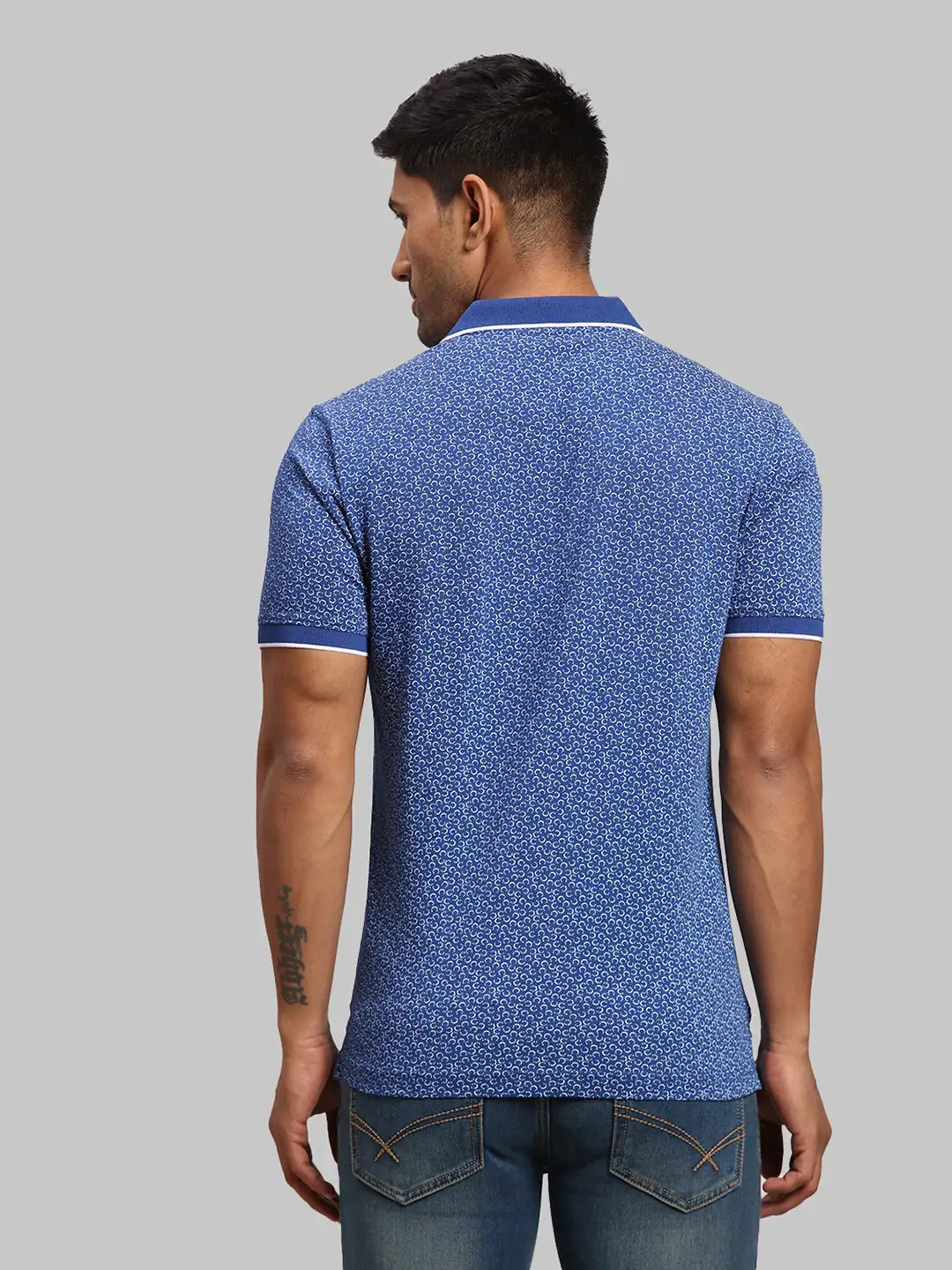 Men Tailored Fit Medium Red Polo