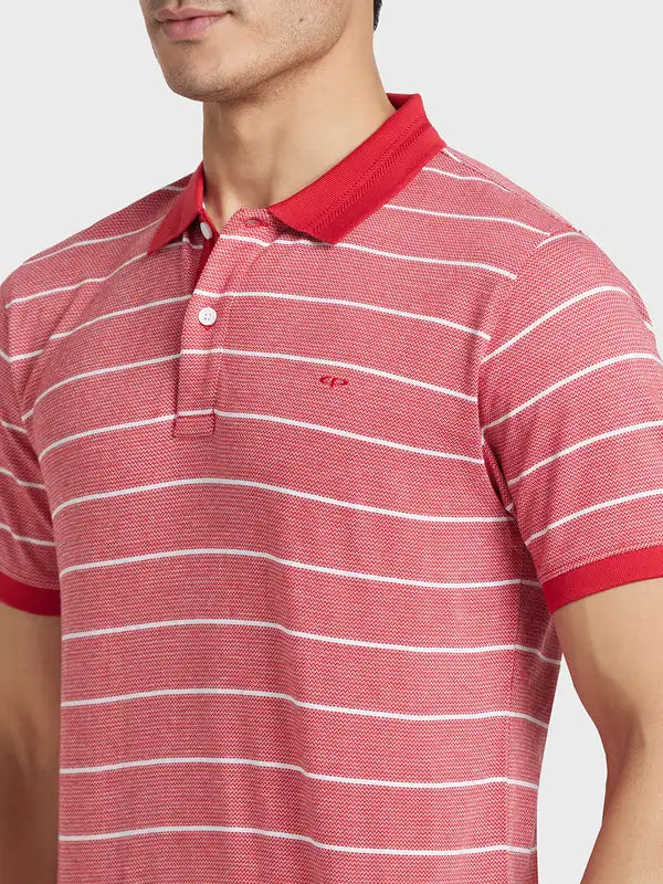 Men Tailored Fit Light Brown Polo