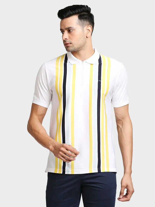 Men Tailored Fit Red Polo