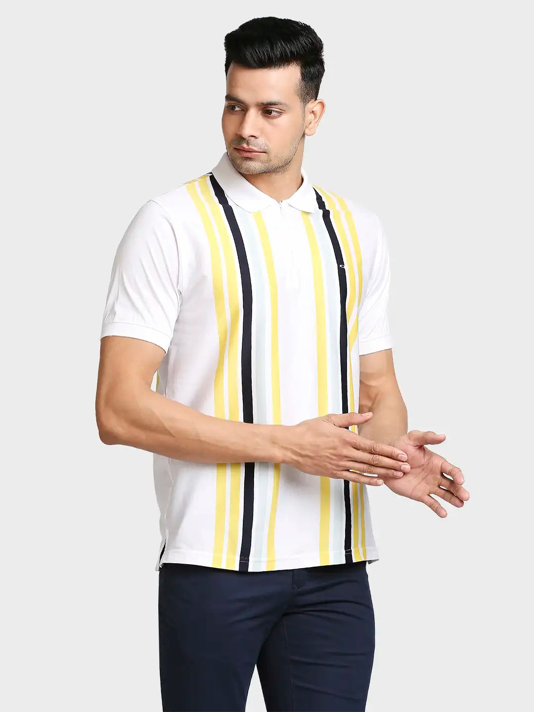 Men Tailored Fit Red Polo