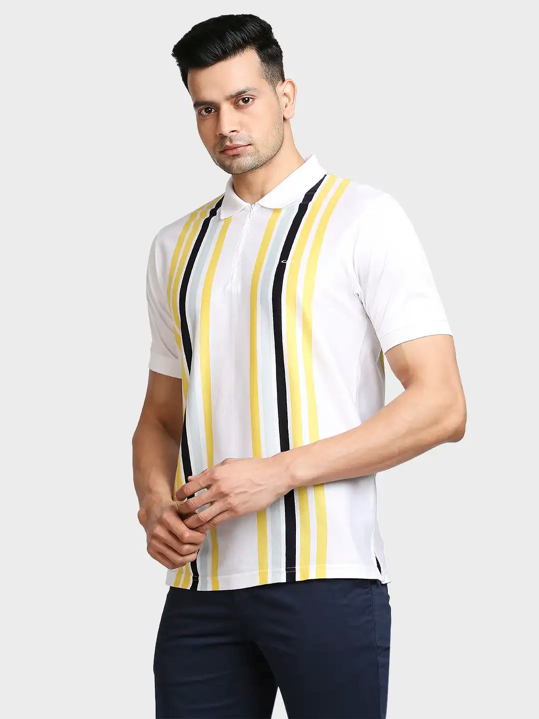 Men Tailored Fit Red Polo