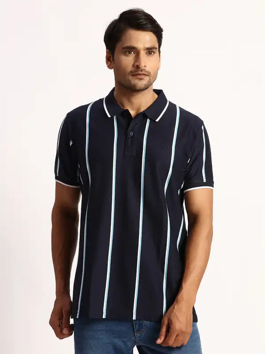 Men Tailored Fit White T-Shirt
