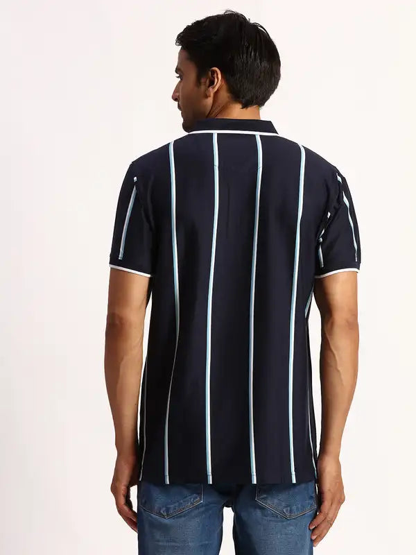 Men Tailored Fit White T-Shirt