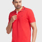 Men Tailored Fit White T-Shirt
