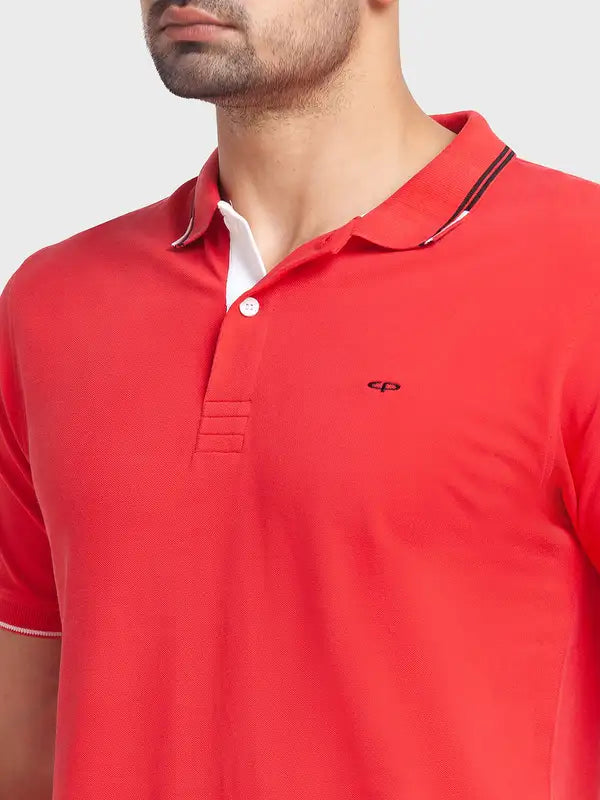 Men Tailored Fit White T-Shirt
