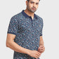 Men Tailored Fit Blue Polo