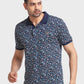 Men Tailored Fit Blue Polo