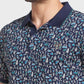 Men Tailored Fit Blue Polo