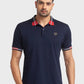 Men Tailored Fit Red Polo