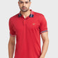 Men Tailored Fit Blue Polo