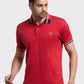 Men Tailored Fit Blue Polo