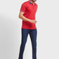 Men Tailored Fit Blue Polo