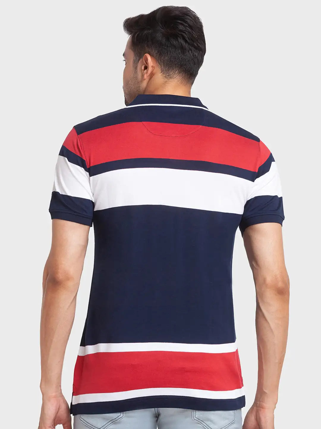 Men Tailored Fit Green Polo