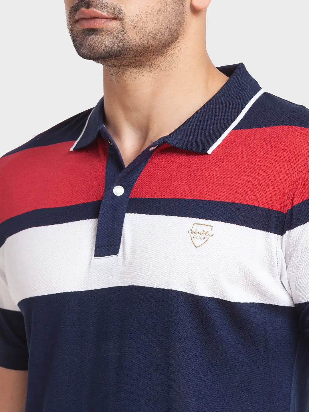 Men Tailored Fit Green Polo