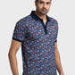 Men Tailored Fit Maroon T-Shirts