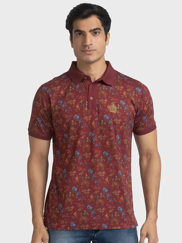 Men Tailored Fit Light Fawn T-Shirts