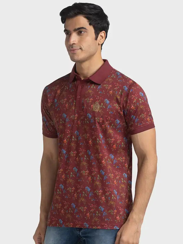 Men Tailored Fit Light Fawn T-Shirts