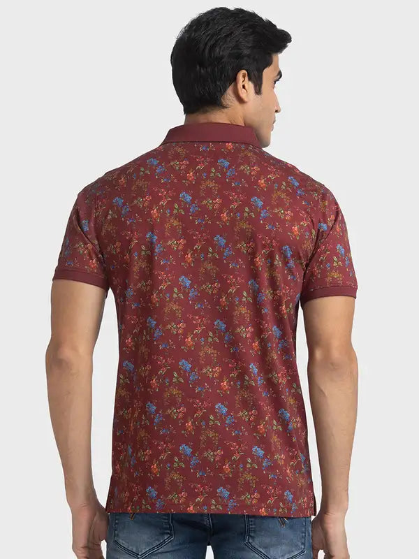 Men Tailored Fit Light Fawn T-Shirts