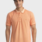 Men Tailored Fit Violet T-Shirts