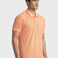Men Tailored Fit Violet T-Shirts