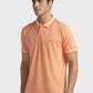 Men Tailored Fit Violet T-Shirts
