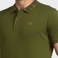 Men Tailored Fit Red T-Shirts