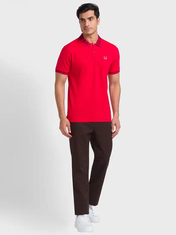 Men Tailored Fit White T-Shirts