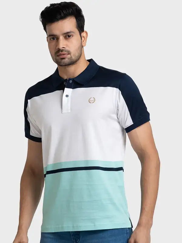 Men Tailored Fit Green T-Shirts