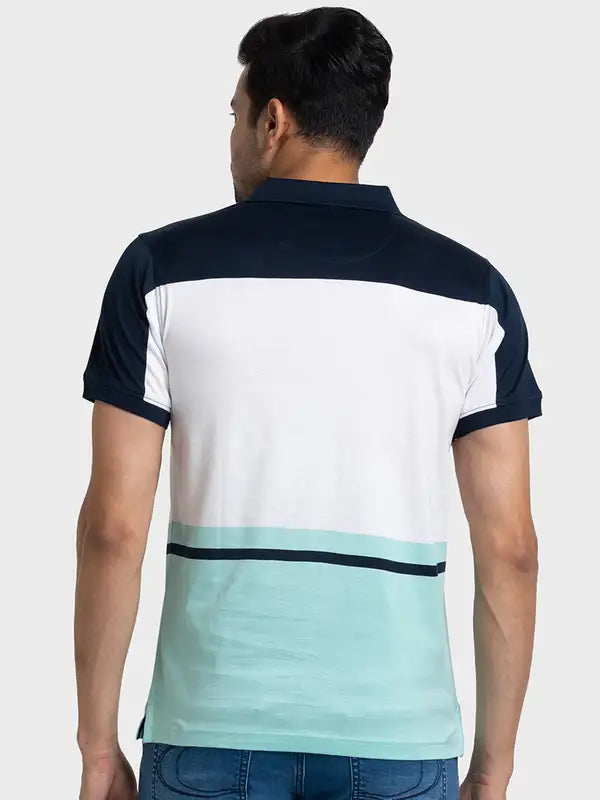 Men Tailored Fit Green T-Shirts