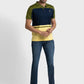 Men Tailored Fit Blue T-Shirts