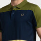 Men Tailored Fit Blue T-Shirts