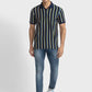 Men Tailored Fit Yellow T-Shirts