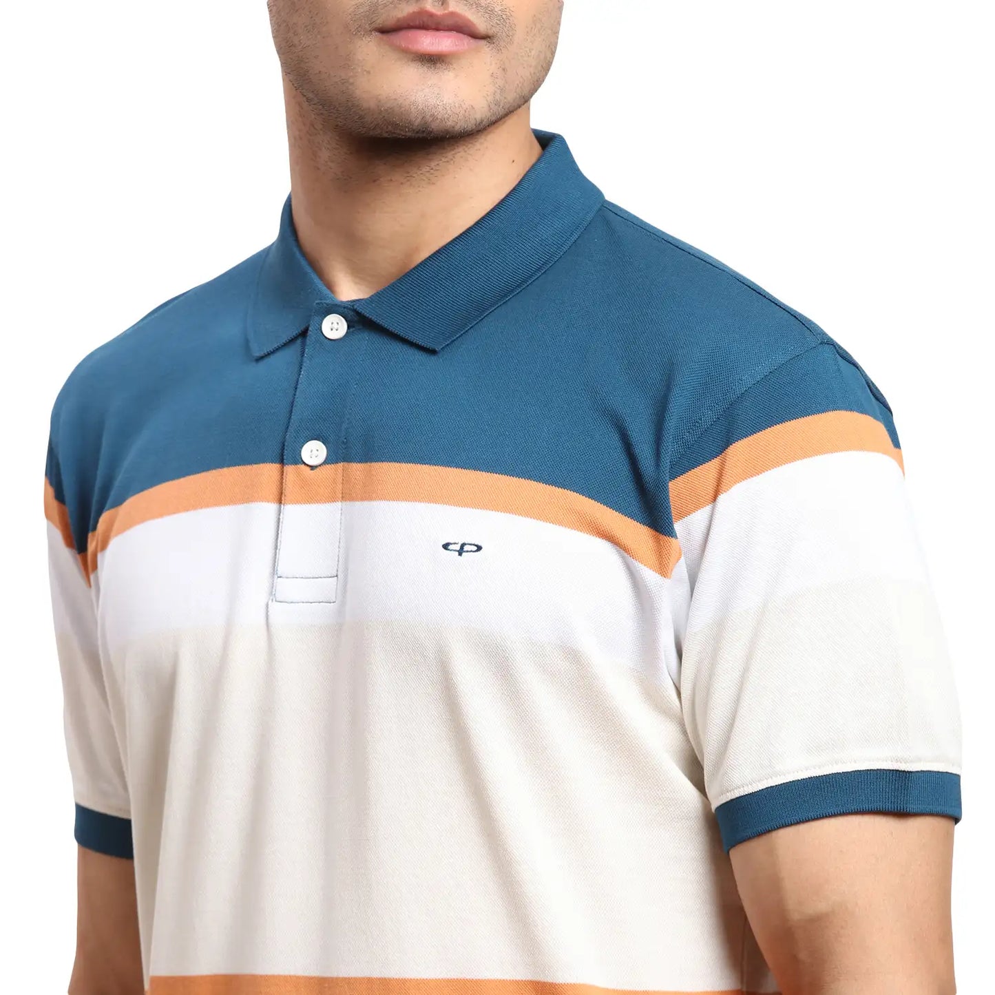 Men Orange Comfort Fit Checks Cotton Full Sleeves Shirts