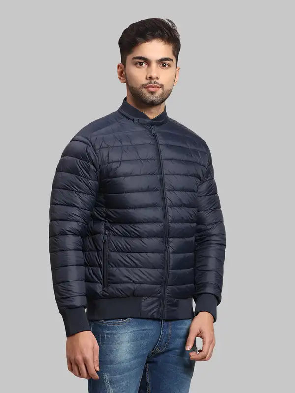 Men Tailored Fit Black Jacket