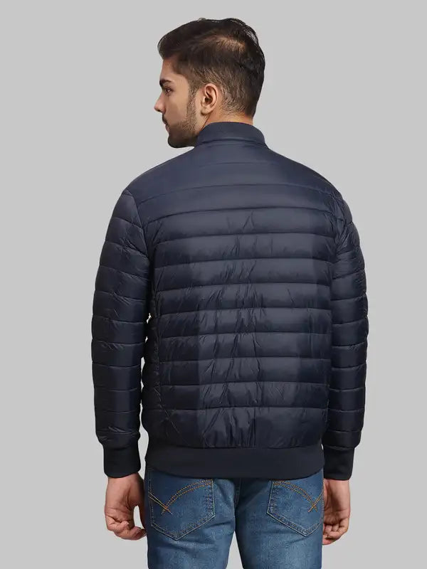 Men Tailored Fit Black Jacket