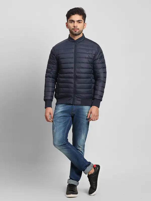 Men Tailored Fit Black Jacket