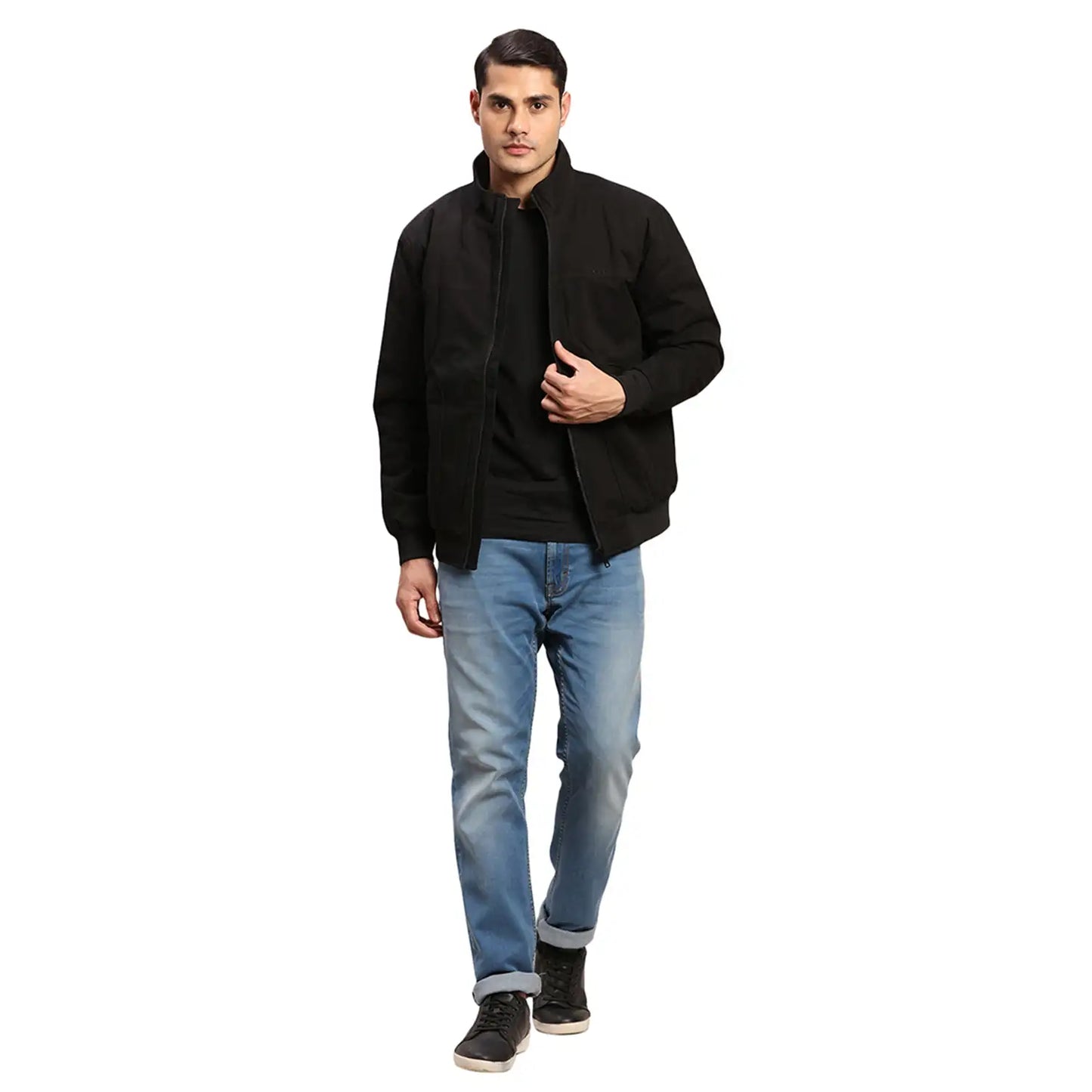 ColorPlus Men Red Stripe Classic Fit Cotton Half Sleeve T-Shirt