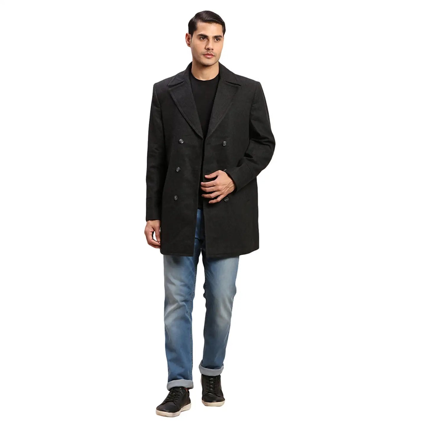 ColorPlus Men Green Solid Regular Fit Polyester Full Sleeve Bomber Jacket