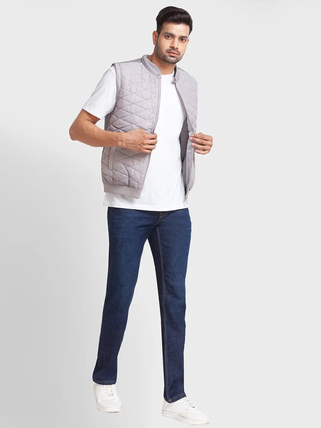 Men Tailored Fit Green Jacket