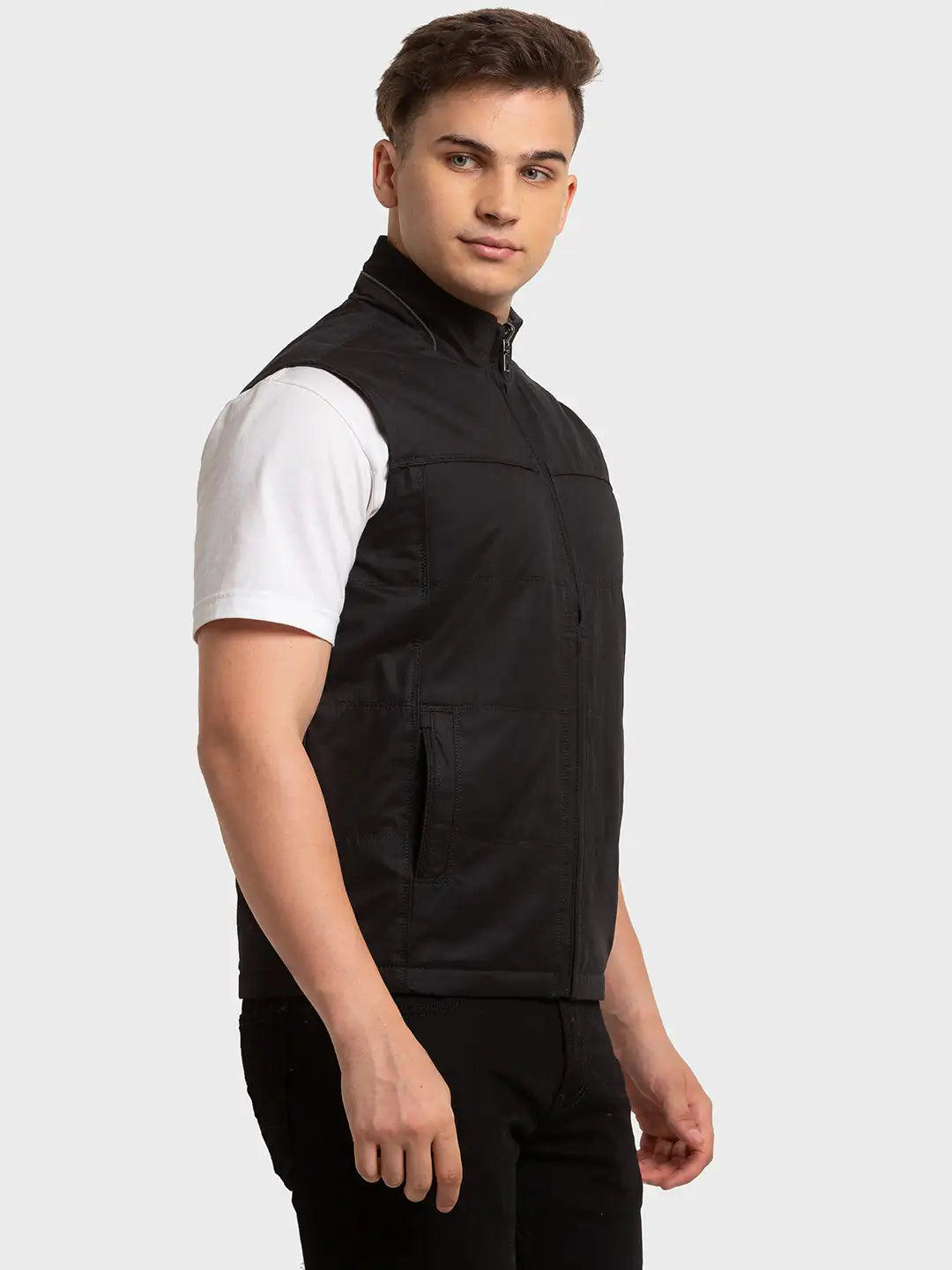Men Tailored Fit Brown Shirt