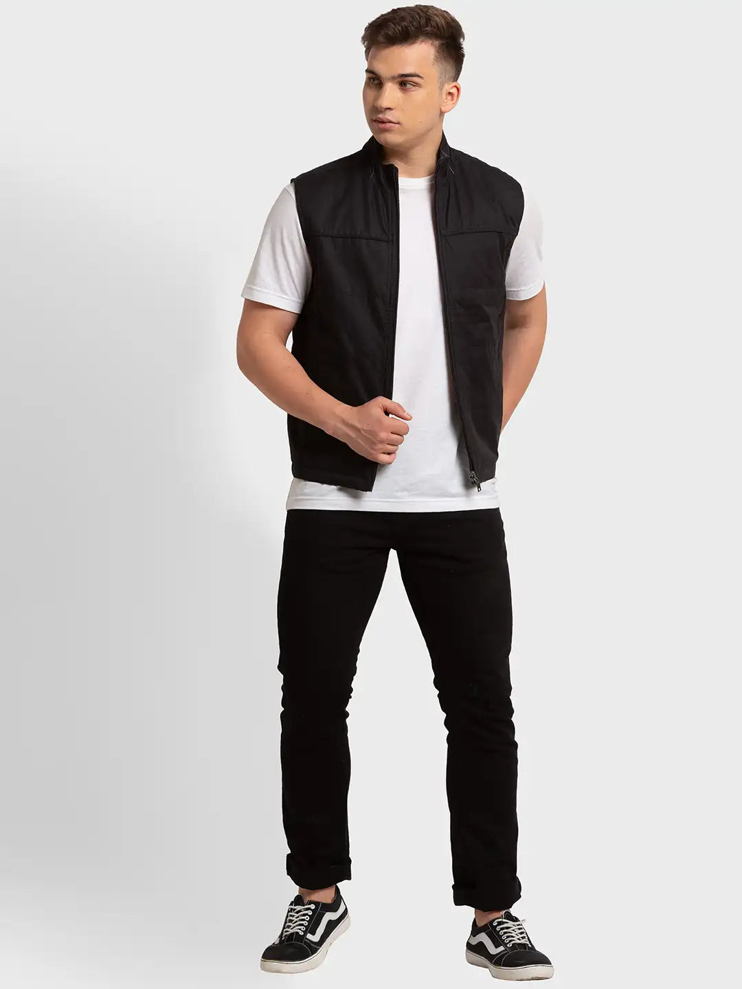 Men Tailored Fit Brown Shirt