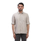 ColorPlus Men Green Print Comfort Fit Cotton Half Sleeve Shirt