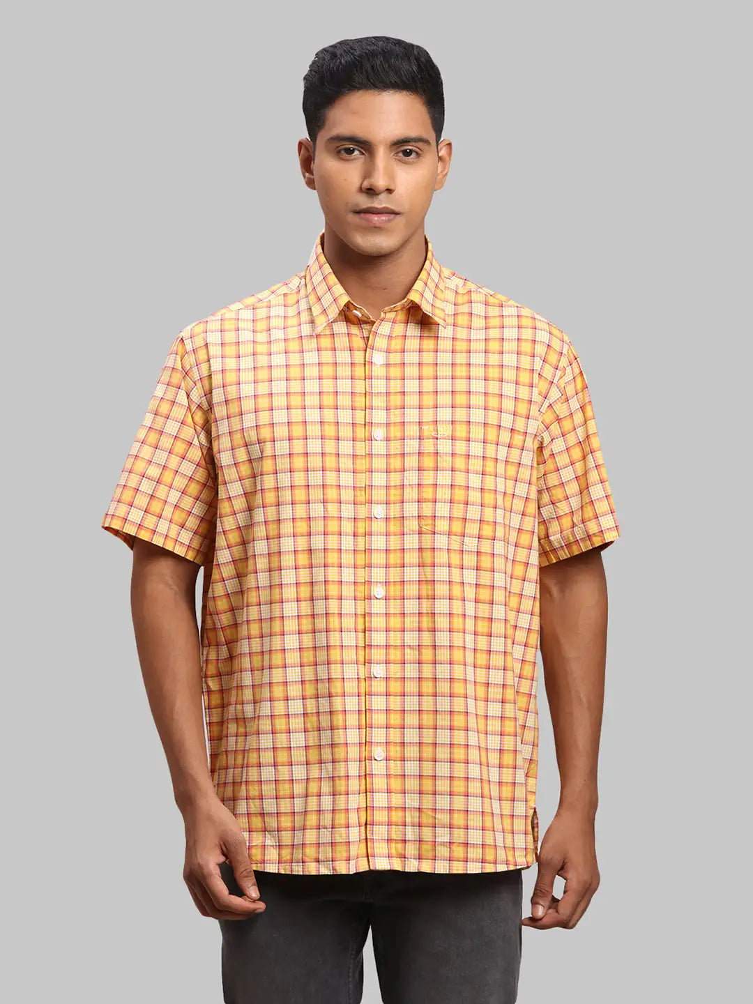 Men Regular Fit Green Shirt