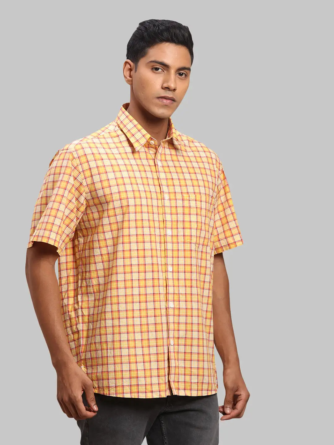 Men Regular Fit Green Shirt